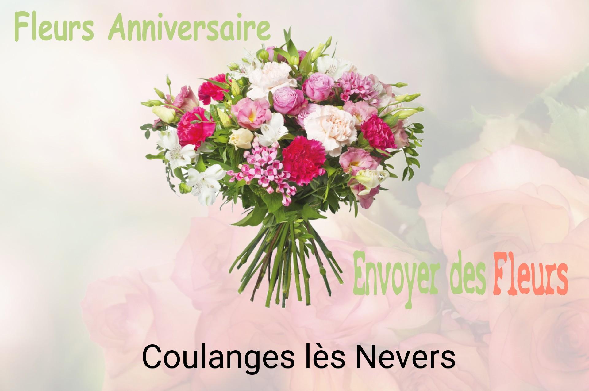 Bouquet de fleurs d’anniversaire livré à Coulanges-lès-Nevers