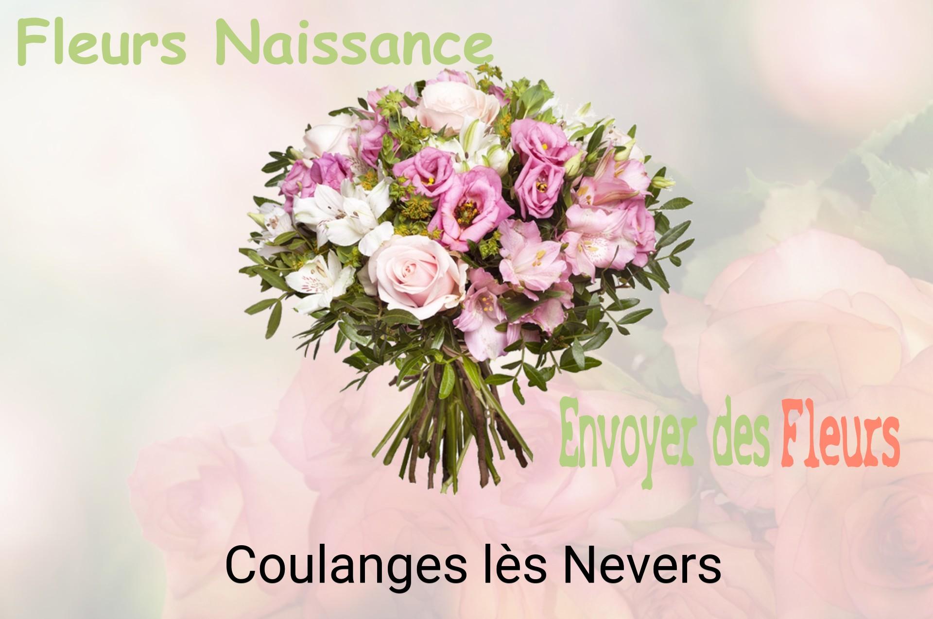 Bouquet de fleurs de naissance livré à Coulanges-lès-Nevers